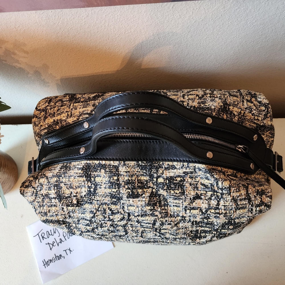 Chanel tweed satchel / speedy style - Picture 3 of 16